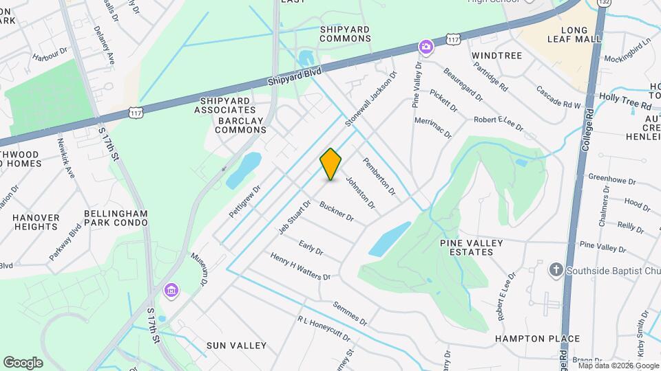 233 Jeb Stuart Dr Map and Location Details