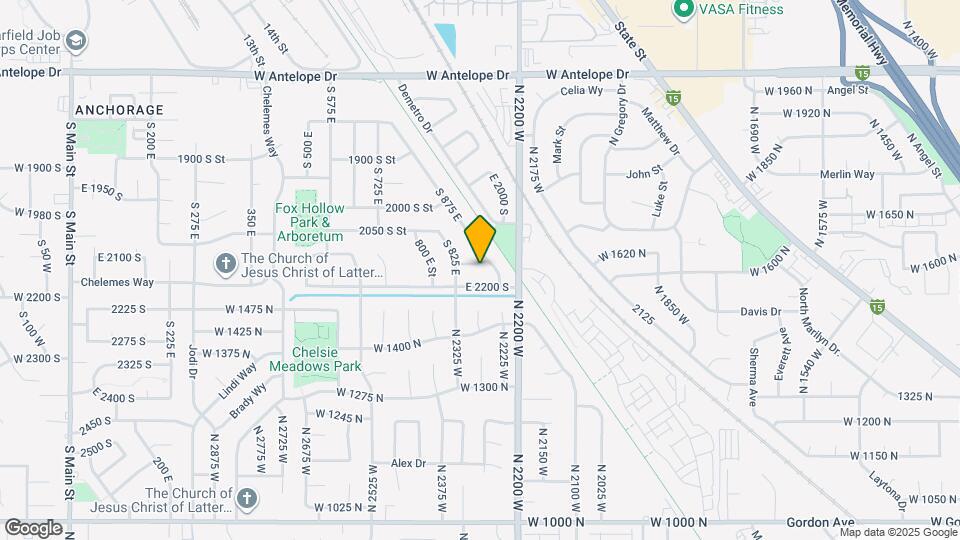 856 E 2150 S Map and Location Details