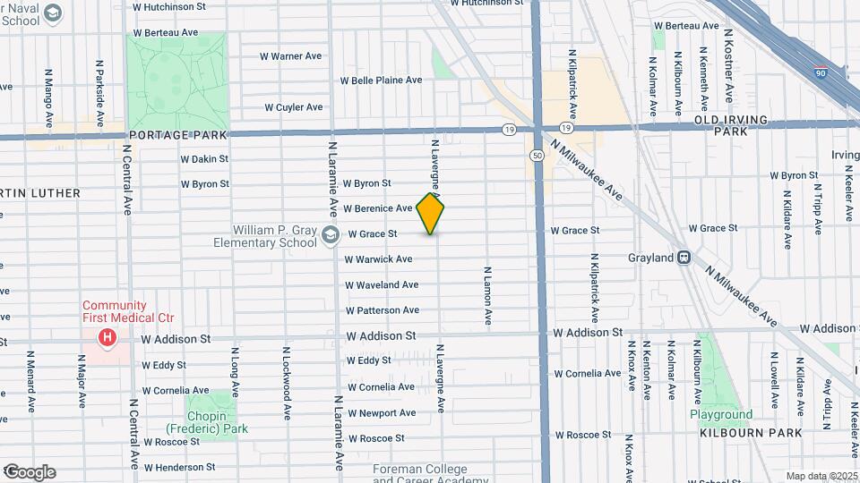 5007 W Grace St Map and Location Details