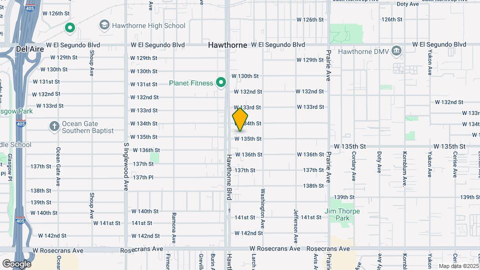 4385 W 135th St Map and Location Details