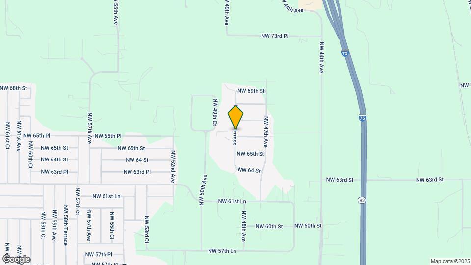 1305 NW 48th Terrace Map and Location Details