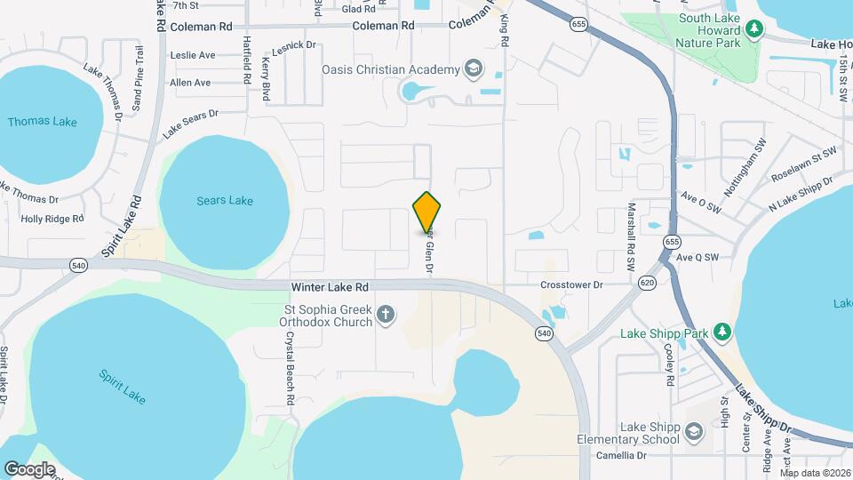 835 Summer Glen Dr Mapa y Detalles de la Ubicación