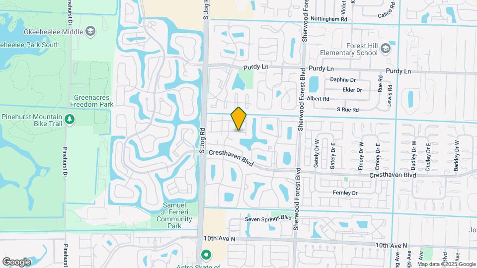 536 Shady Pine Way Map and Location Details