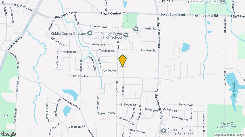 4029 Pippin St Map and Location Details