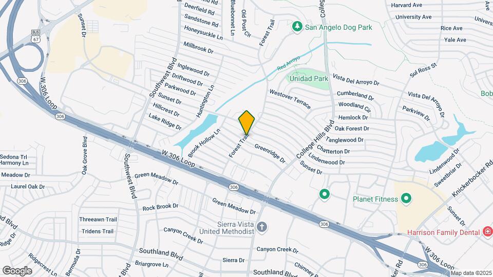 3520 Greenridge Dr Map and Location Details
