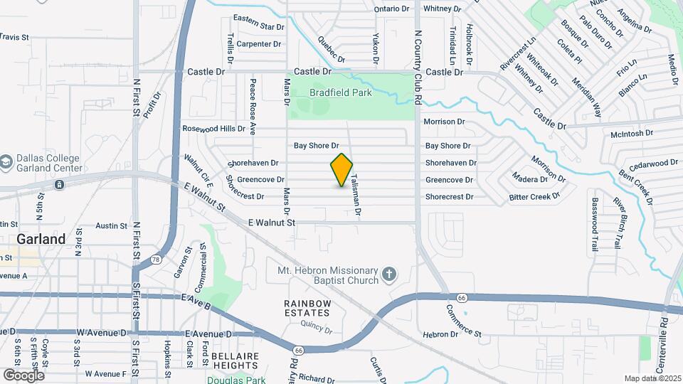 1009 Shorecrest Dr Map and Location Details