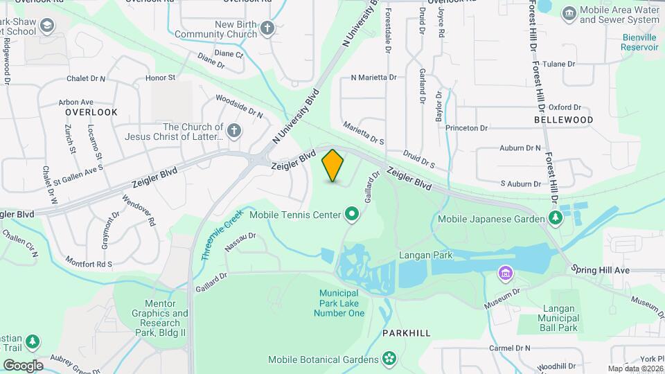 5309 S David Langan Dr Map and Location Details