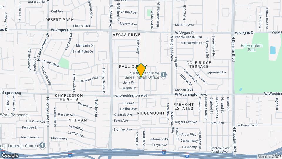 1100 Saylor Way Map and Location Details