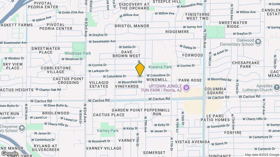 12503 N 79th Dr Map and Location Details
