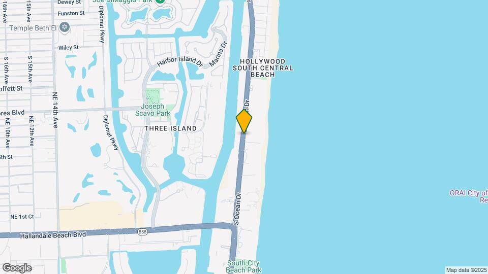 3535 S Ocean Dr Map and Location Details