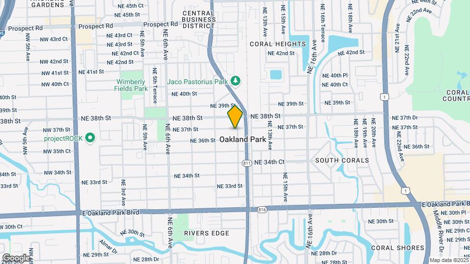 3671 NE 11th Ave Map and Location Details