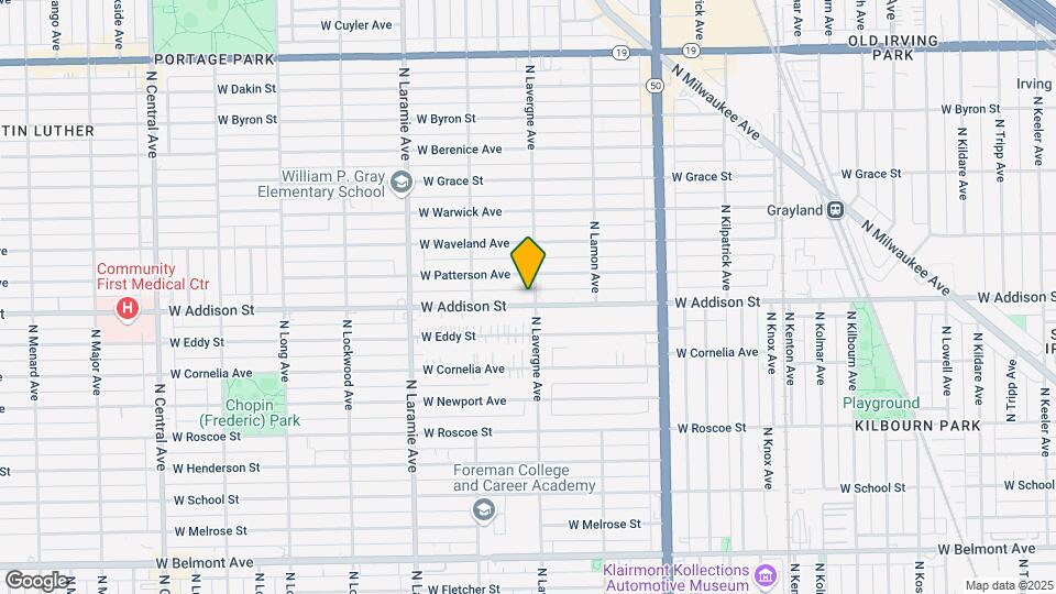 5004 W Addison St Mapa y Detalles de la Ubicación