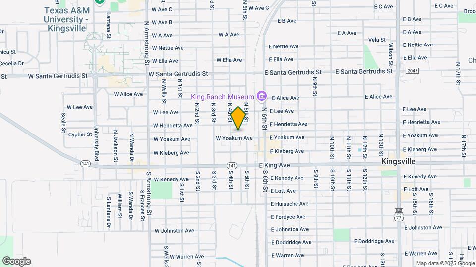 200 W Yoakum Ave Map and Location Details