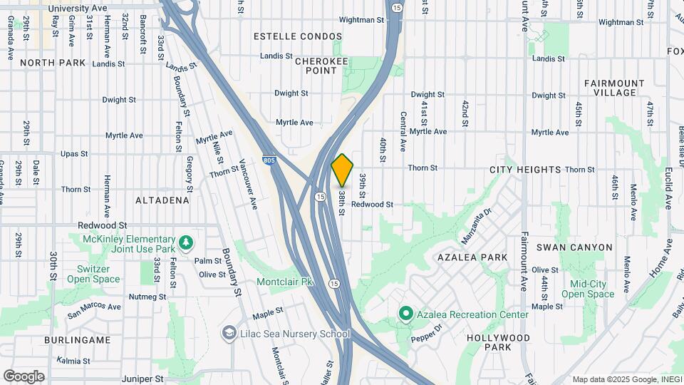 3130 38th St Map and Location Details