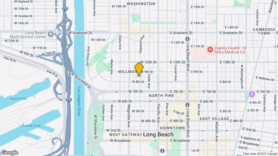 821 Chestnut Ave, Unit 3 Map and Location Details