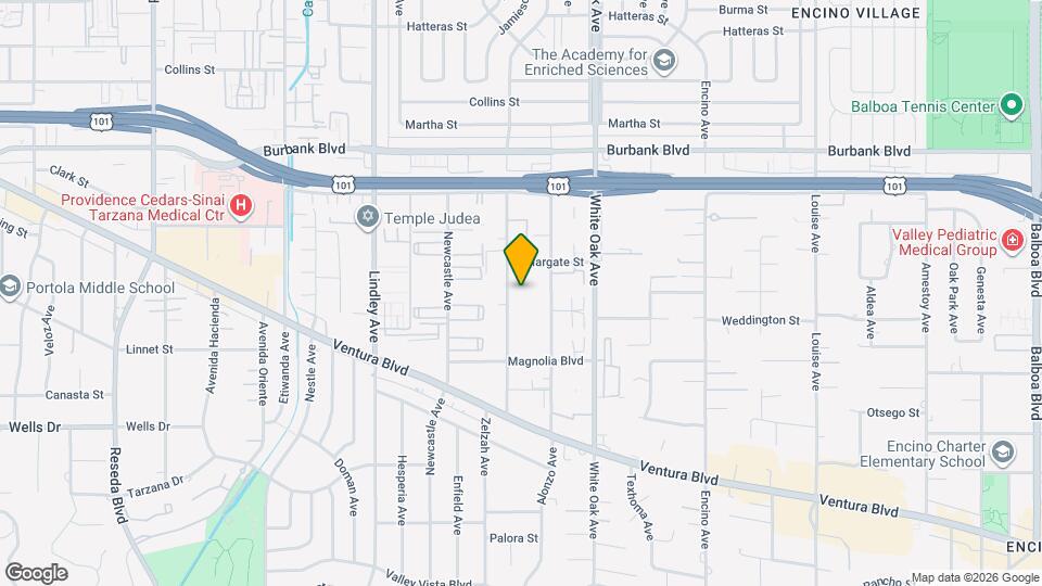 5320 Zelzah Ave, Unit 314 Mapa y Detalles de la Ubicación