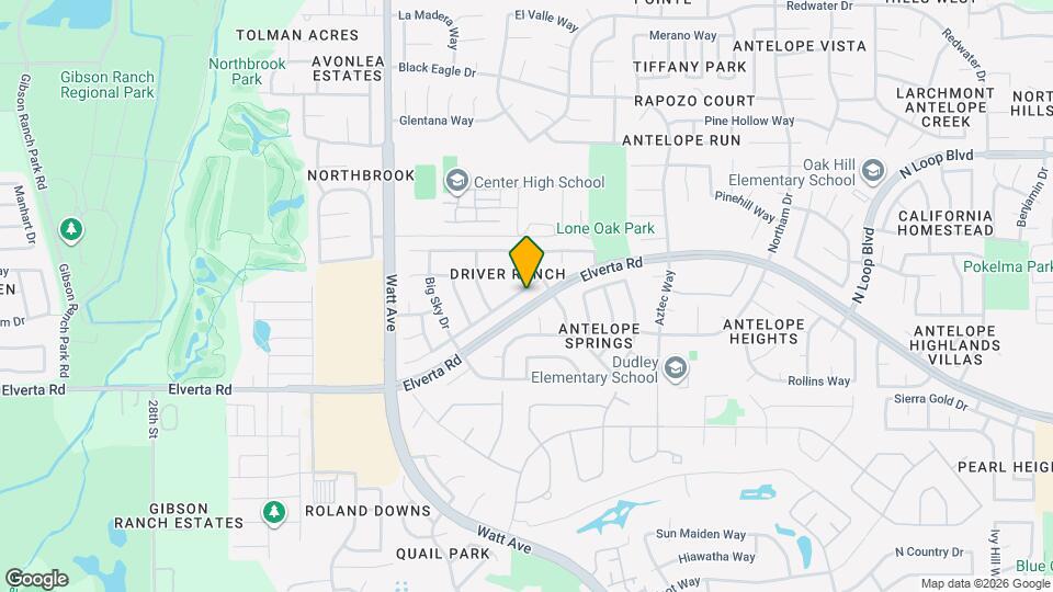 3228 Boulder Creek Way Map and Location Details