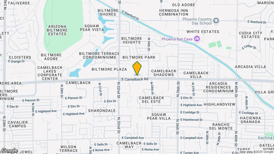 3242 E Camelback Rd Map and Location Details