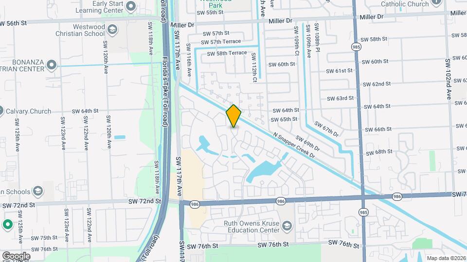 6521 SW 114th Ave Map and Location Details