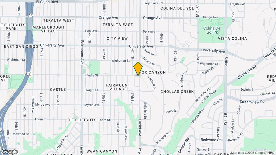 3676 Euclid Ave Mapa y Detalles de la Ubicación