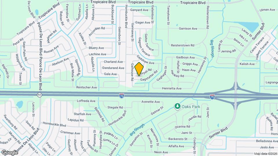 5850 Gagstatter Rd Map and Location Details