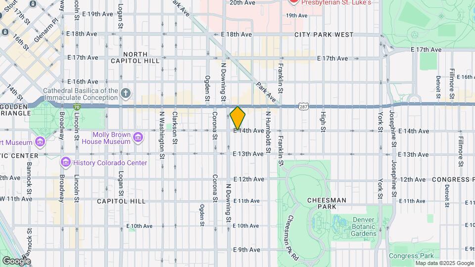 1373 N Marion St Map and Location Details