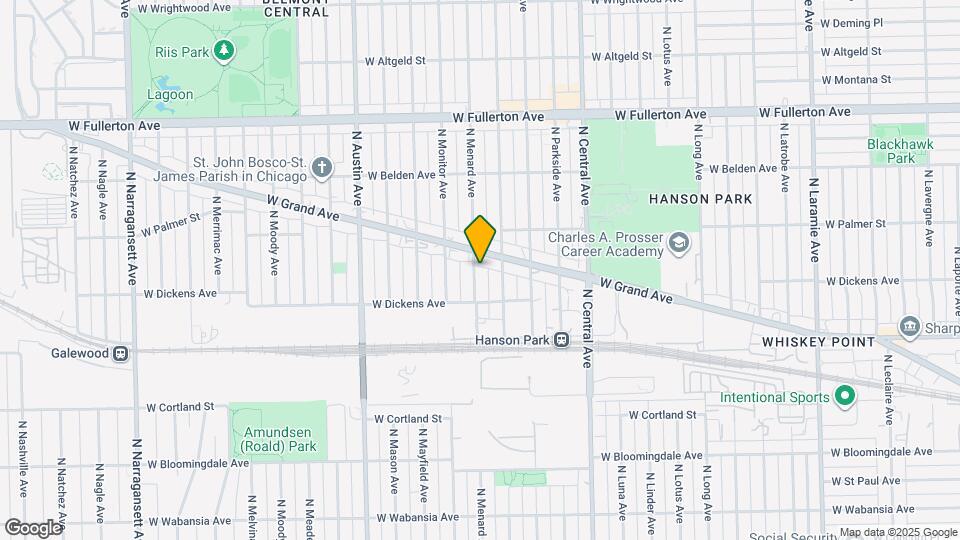 2135 N Menard Ave Map and Location Details