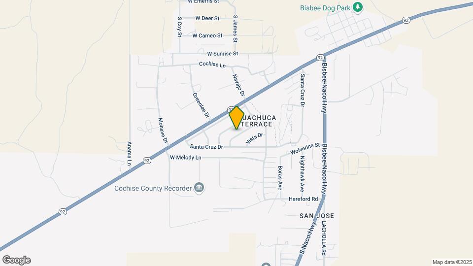 118 Cochise Dr Map and Location Details