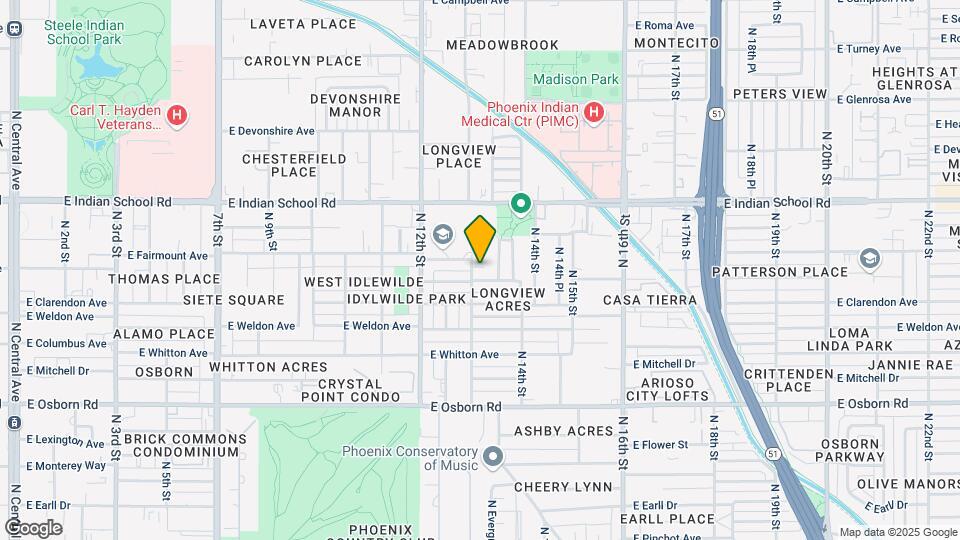 3931 N Longview Ave Map and Location Details