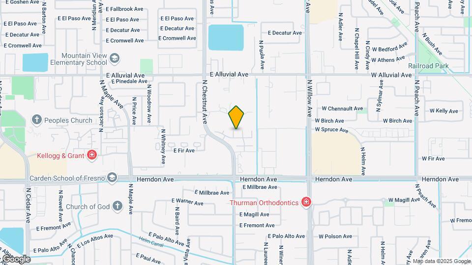 7210 N Michelle Ave Map and Location Details