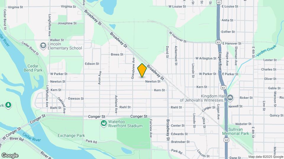 632 Newton St Map and Location Details