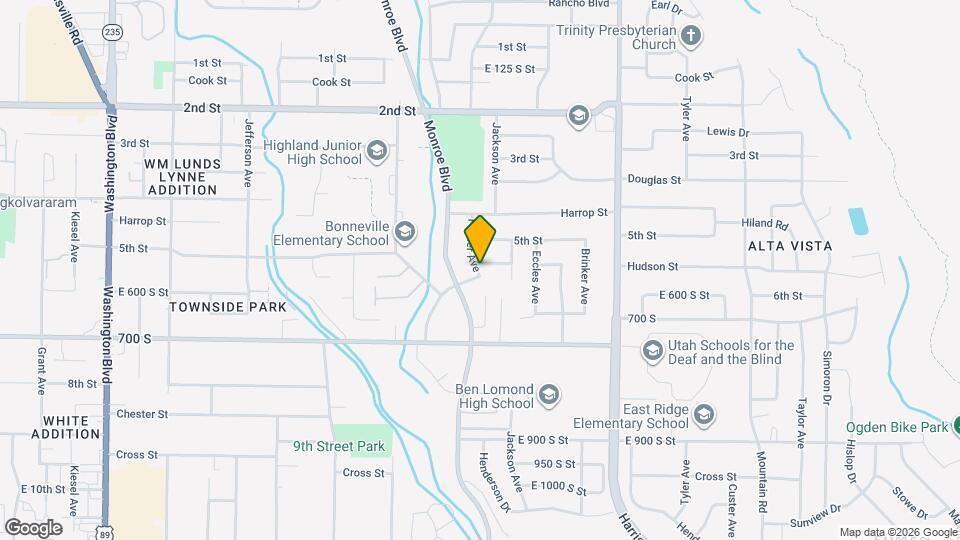 1384 Fowler Ave Map and Location Details