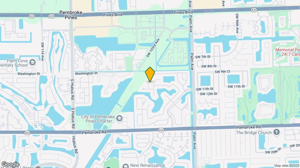 1127 SW 104th Way Map and Location Details