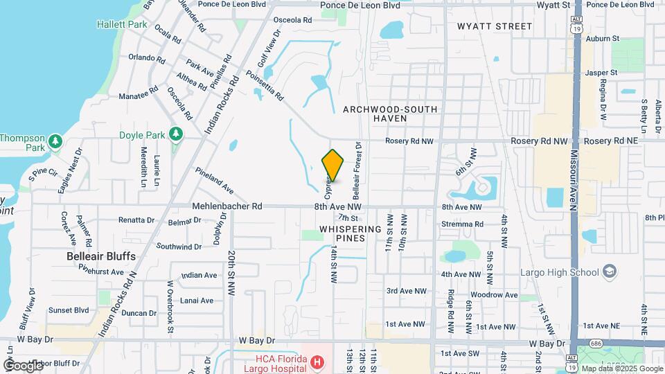1723 Cypress Ave Map and Location Details