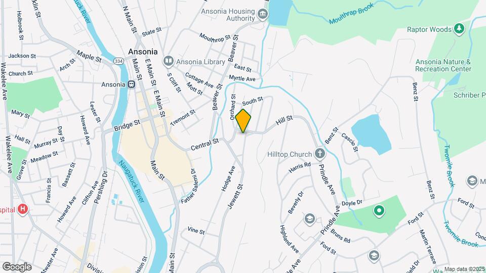 25 N Spring St Map and Location Details