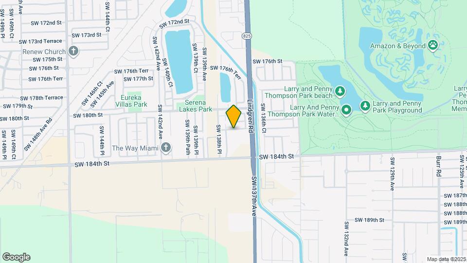 13774 SW 181st Terrace Map and Location Details
