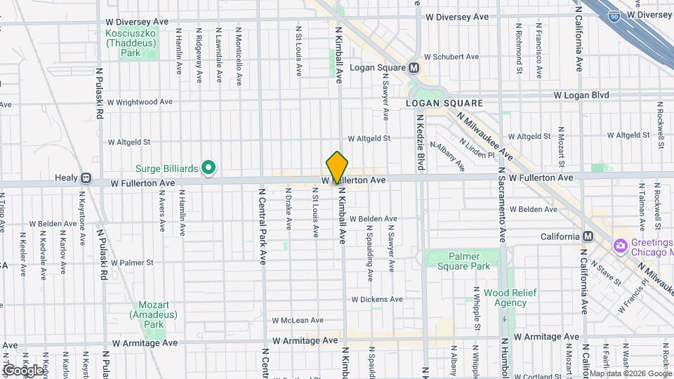2342 N Kimball Ave Map and Location Details