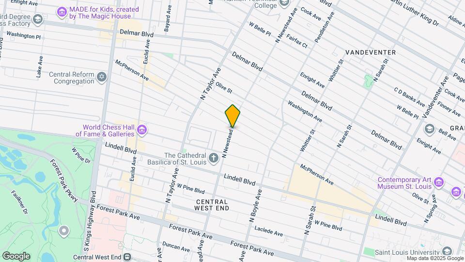 4398 McPherson Ave Mapa y Detalles de la Ubicación