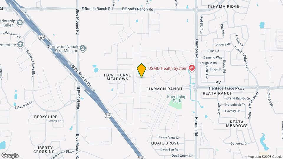 1300 Spanish Needle Trail Map and Location Details