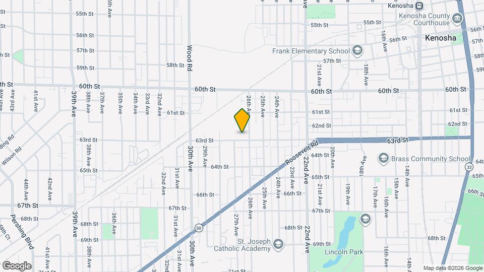 2614 63rd St Map and Location Details