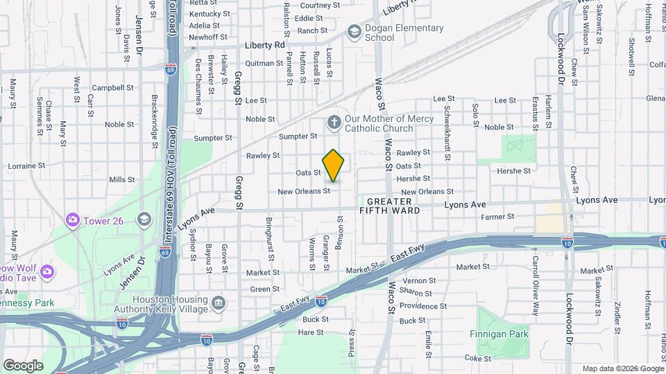 4007 New Orleans St Map and Location Details