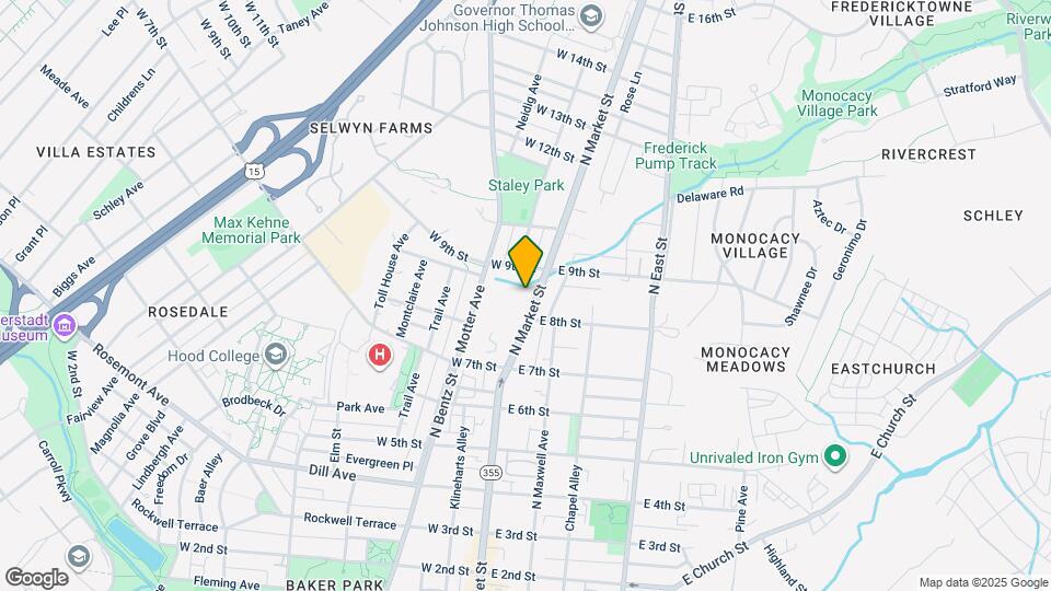 813 N Market St, Unit B Map and Location Details