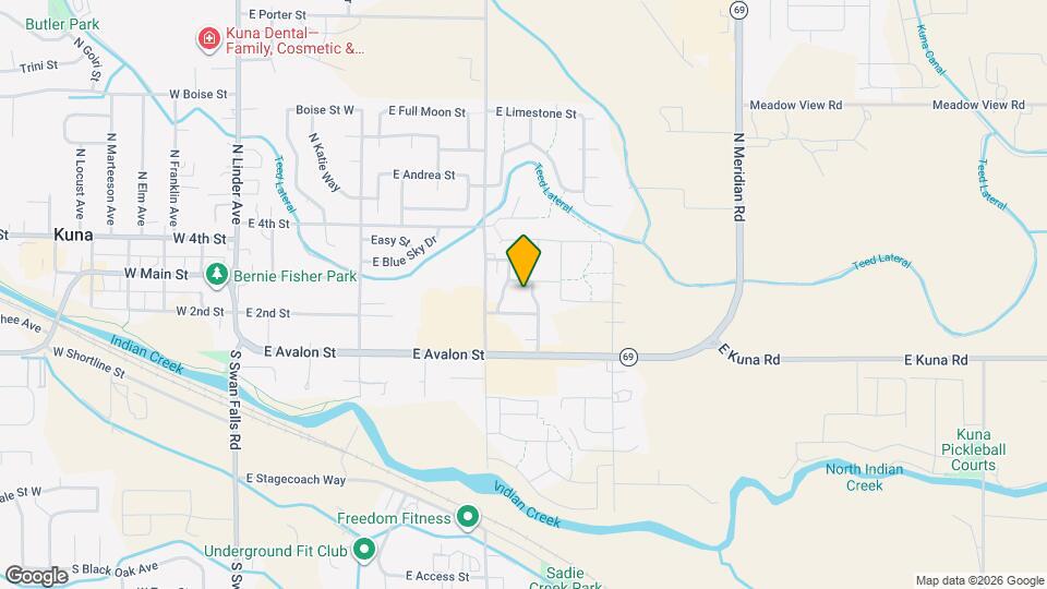 263 N Sunbird Ave Map and Location Details