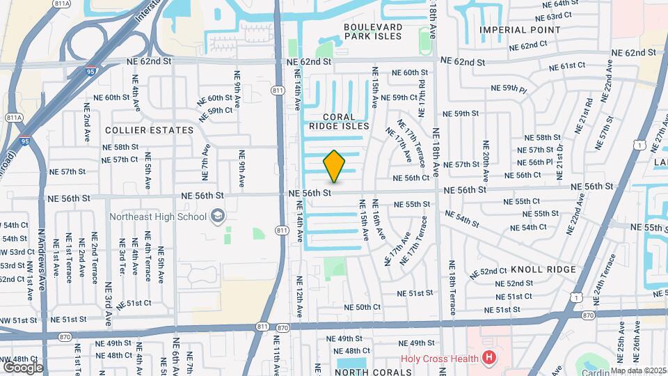 1443 NE 56th St Map and Location Details