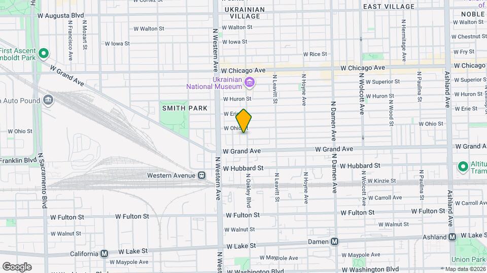 530 N Oakley Blvd, Unit 2 Map and Location Details