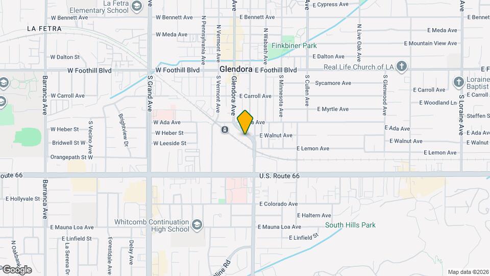 417 S Glendora Ave Mapa y Detalles de la Ubicación
