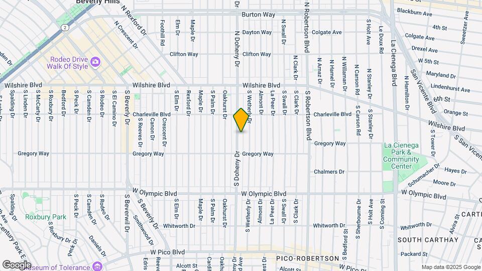 240 S Doheny Dr Map and Location Details