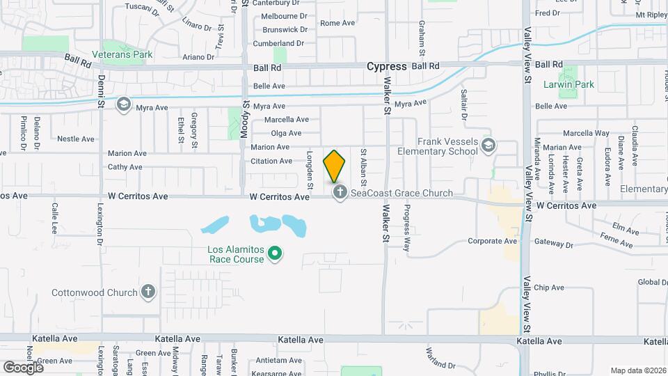 10451 Whirlaway St Map and Location Details
