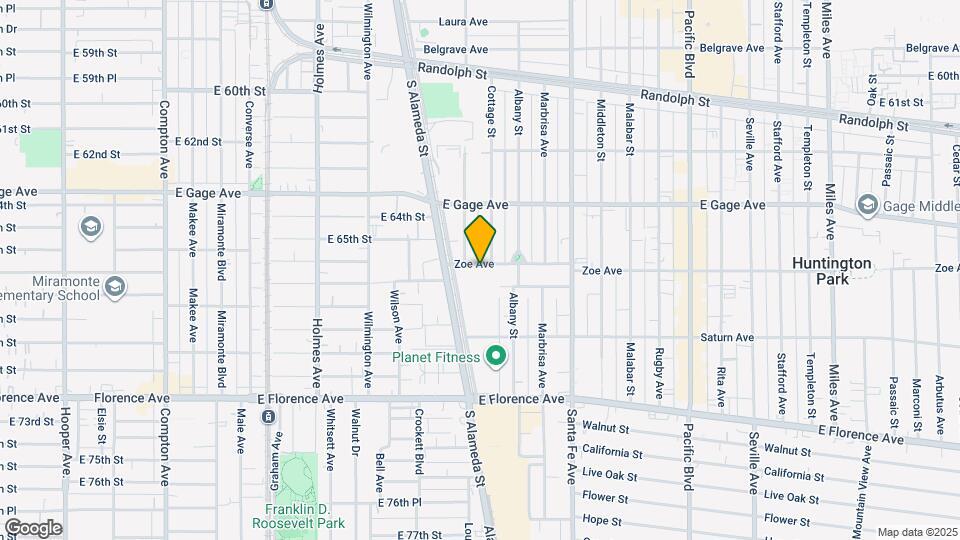 2116 Zoe Ave, Unit 2116.5 Zoe Ave. Map and Location Details