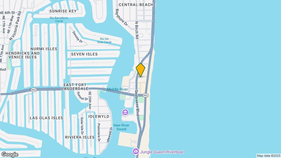 Las Olas Beach Club Condo Map and Location Details